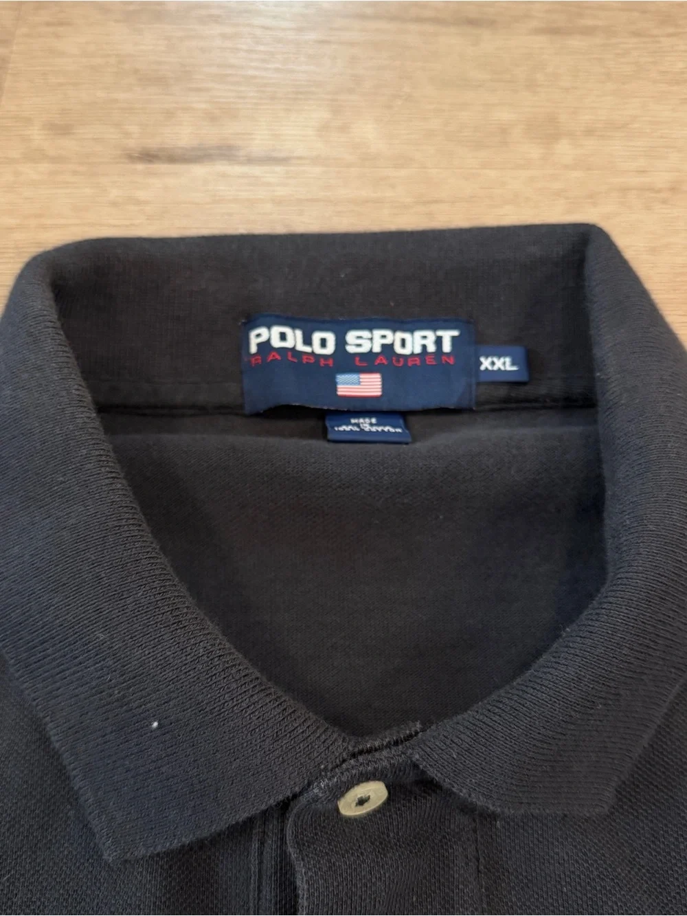 Vintage 90s Polo Sport Ralph Lauren Shirt Spellout Colorblock Mens XXL 2XL